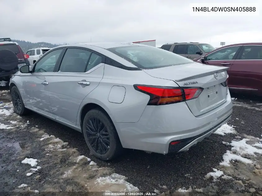 1N4BL4DW0SN405888 2025 Nissan Altima Sv Awd