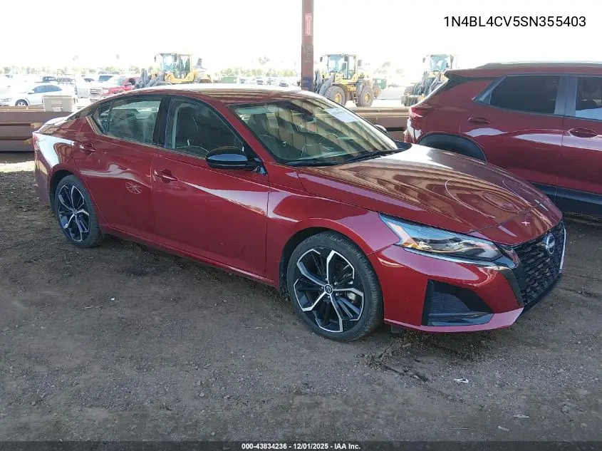 1N4BL4CV5SN355403 2025 Nissan Altima Sr Fwd