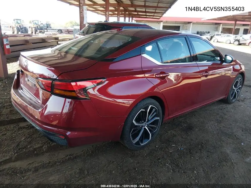 1N4BL4CV5SN355403 2025 Nissan Altima Sr Fwd