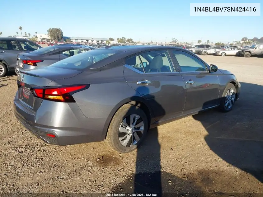 1N4BL4BV7SN424416 2025 Nissan Altima S Fwd
