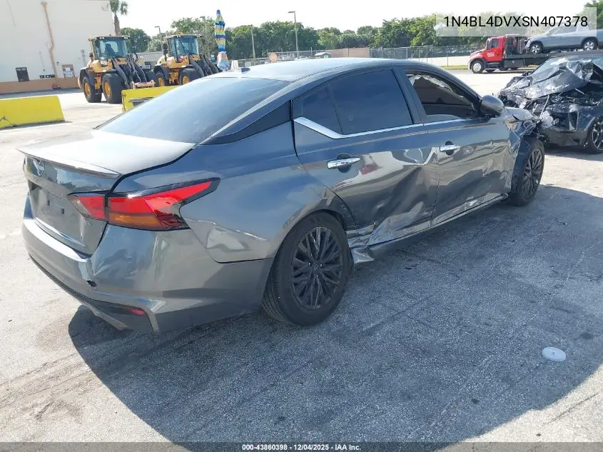 1N4BL4DVXSN407378 2025 Nissan Altima Sv Fwd