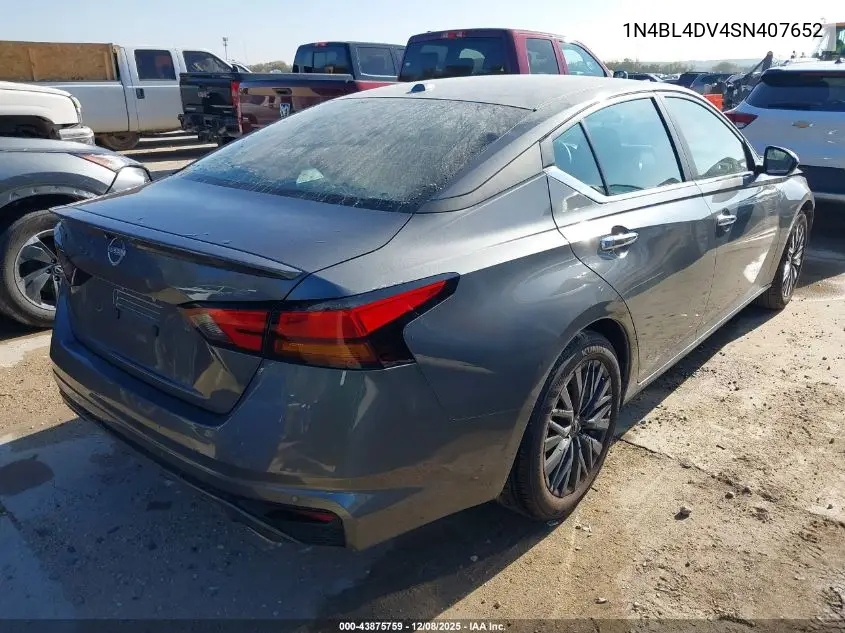 1N4BL4DV4SN407652 2025 Nissan Altima Sv Fwd