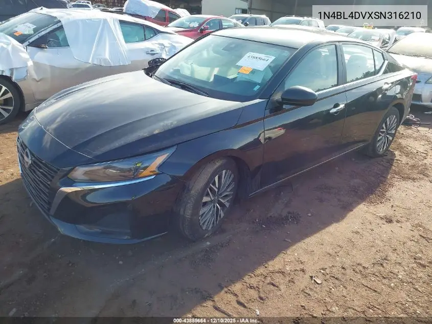 1N4BL4DVXSN316210 2025 Nissan Altima Sv Fwd