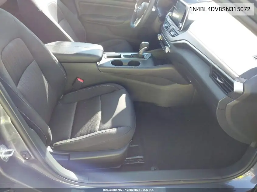 1N4BL4DV8SN315072 2025 Nissan Altima Sv Fwd