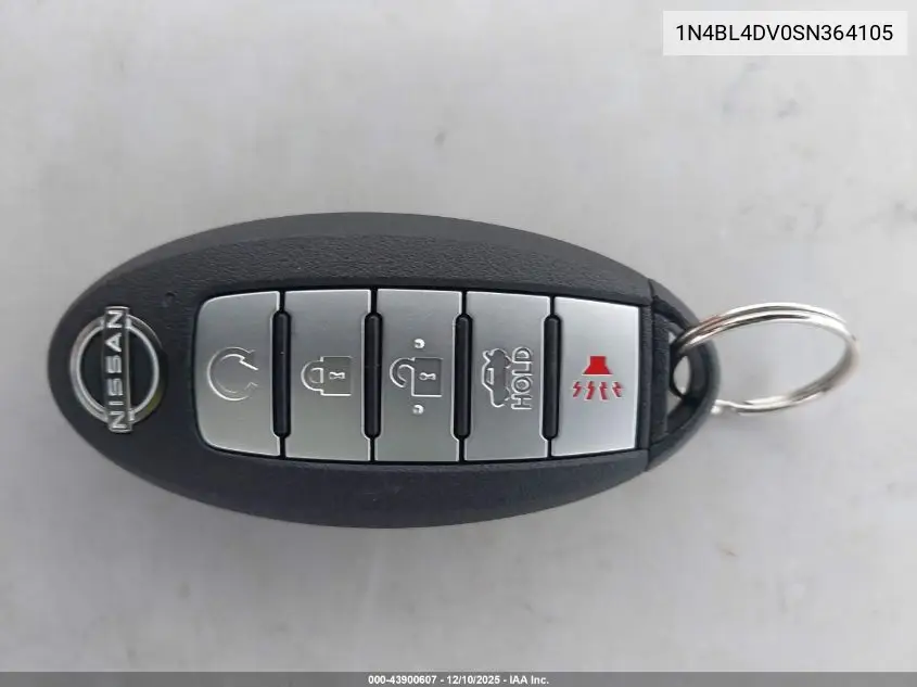 1N4BL4DV0SN364105 2025 Nissan Altima Sv Fwd
