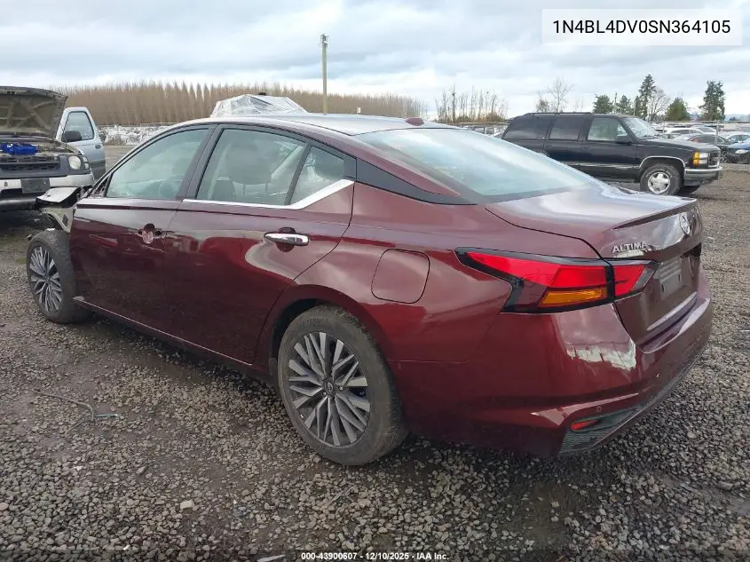1N4BL4DV0SN364105 2025 Nissan Altima Sv Fwd