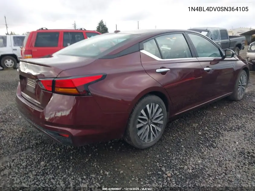 1N4BL4DV0SN364105 2025 Nissan Altima Sv Fwd
