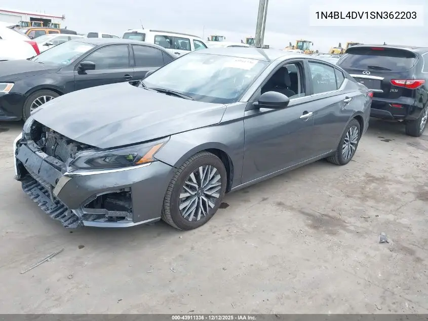 1N4BL4DV1SN362203 2025 Nissan Altima Sv Fwd