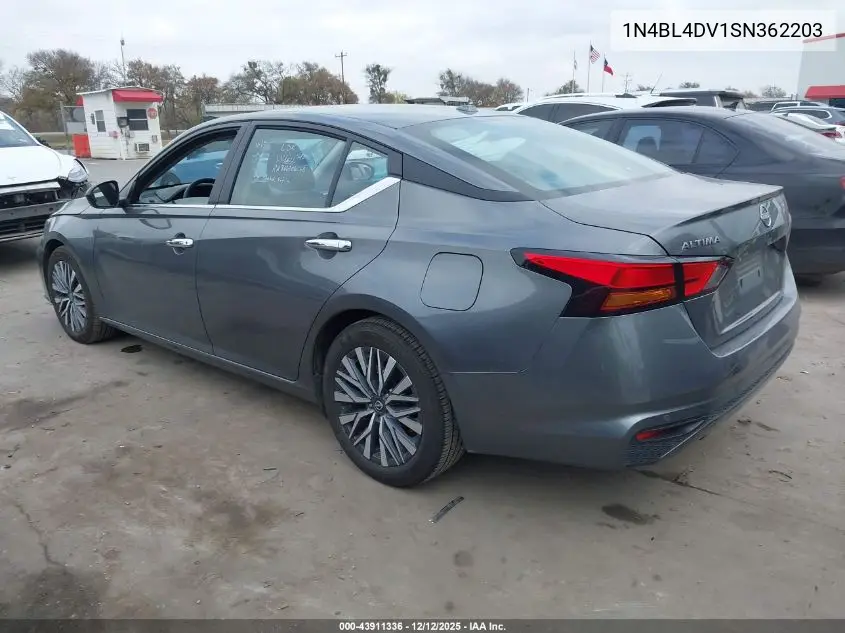 1N4BL4DV1SN362203 2025 Nissan Altima Sv Fwd
