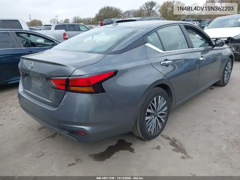 1N4BL4DV1SN362203 2025 Nissan Altima Sv Fwd