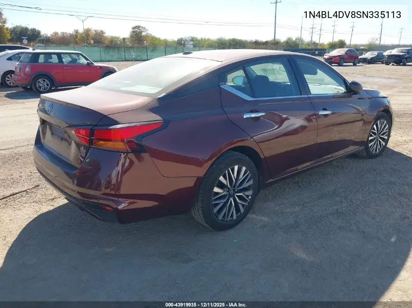 1N4BL4DV8SN335113 2025 Nissan Altima Sv Fwd