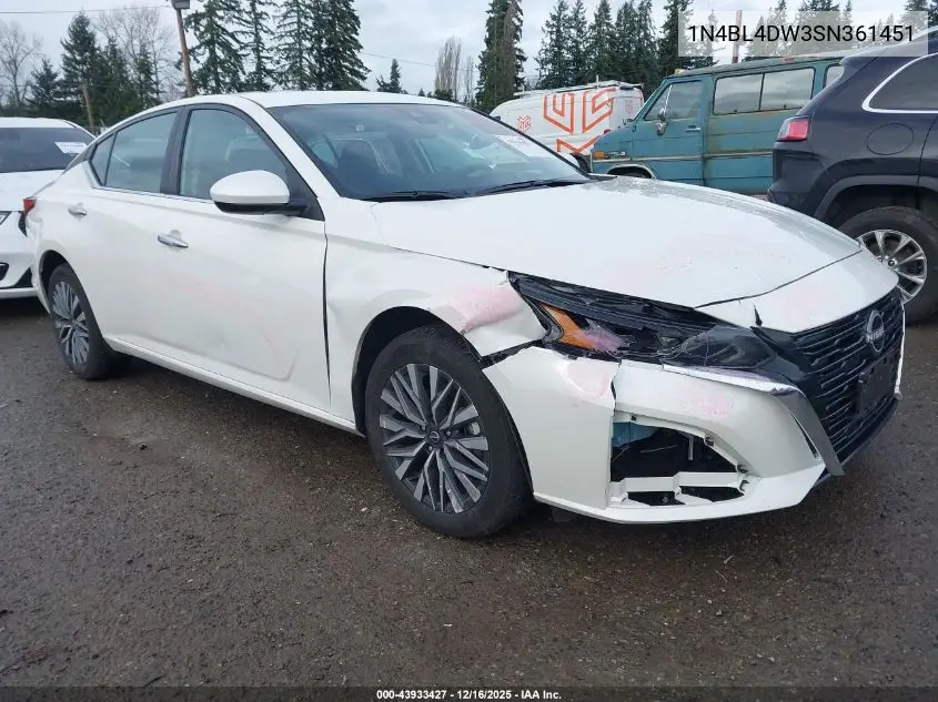 1N4BL4DW3SN361451 2025 Nissan Altima Sv Awd