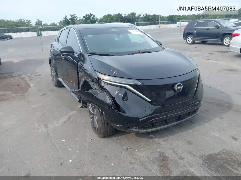 2023 Nissan Ariya Engage VIN: JN1AF0BA5PM407083 Lot: 45085890