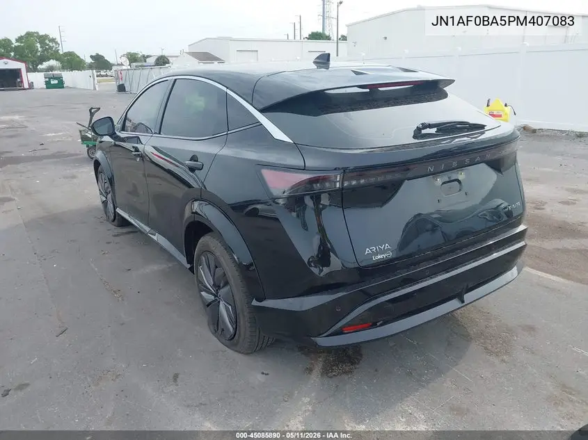 2023 Nissan Ariya Engage VIN: JN1AF0BA5PM407083 Lot: 45085890