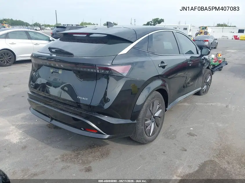 2023 Nissan Ariya Engage VIN: JN1AF0BA5PM407083 Lot: 45085890
