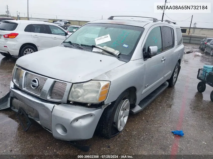 5N1AA08A65N732184 2005 Nissan Armada Le