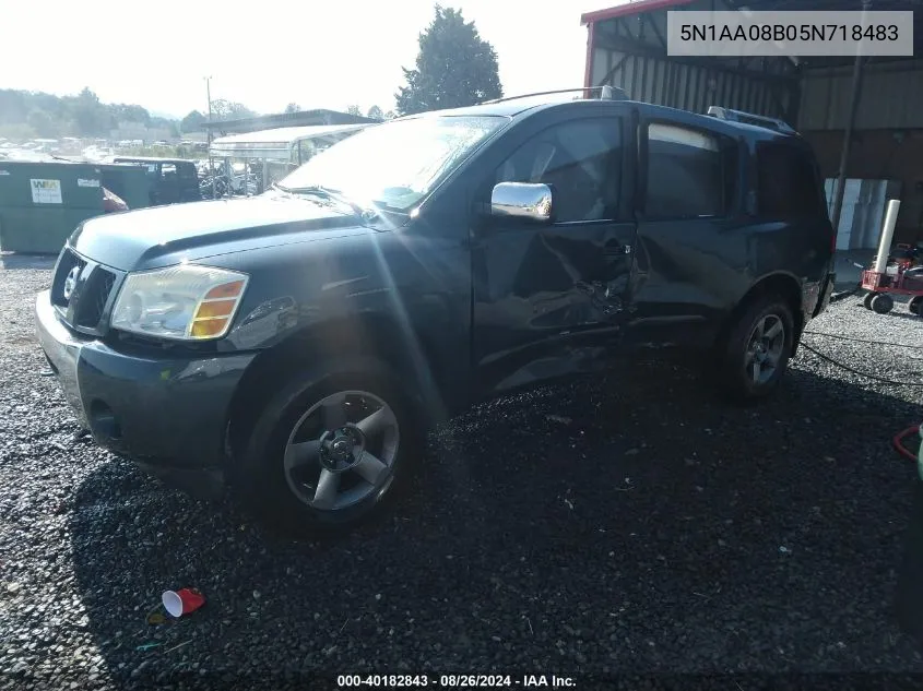 5N1AA08B05N718483 2005 Nissan Armada Se