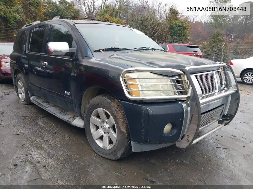 5N1AA08B16N708448 2006 Nissan Armada Le