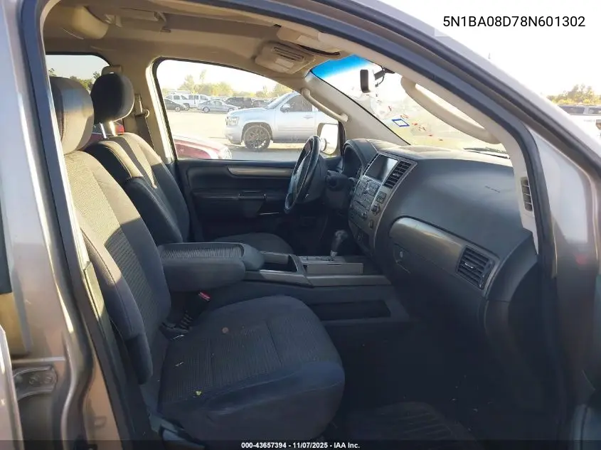 5N1BA08D78N601302 2008 Nissan Armada Se