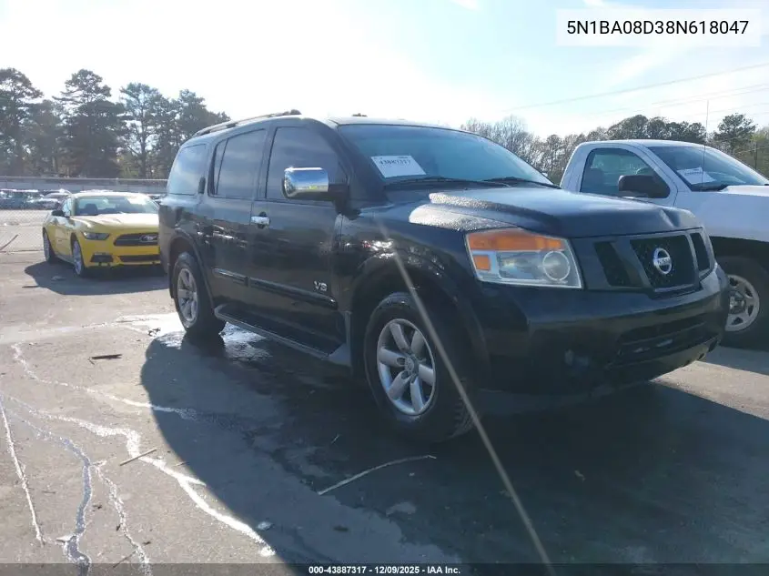 5N1BA08D38N618047 2008 Nissan Armada Se