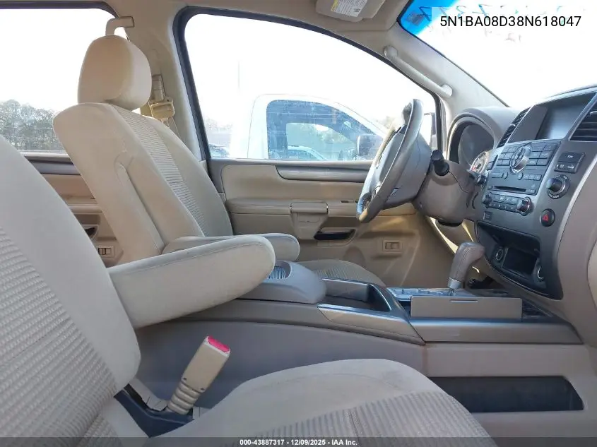 5N1BA08D38N618047 2008 Nissan Armada Se