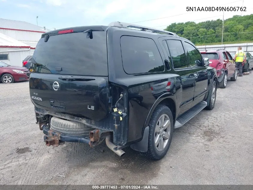 5N1AA08D49N606762 2009 Nissan Armada Le