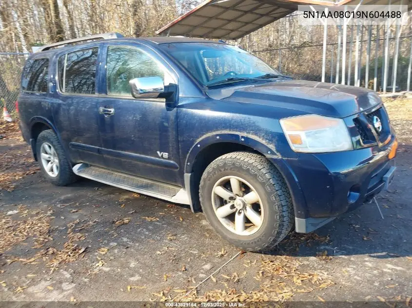 5N1AA08C19N604488 2009 Nissan Armada Se