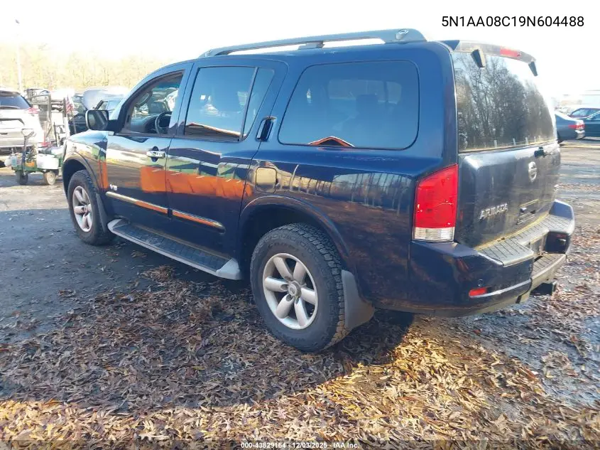 5N1AA08C19N604488 2009 Nissan Armada Se