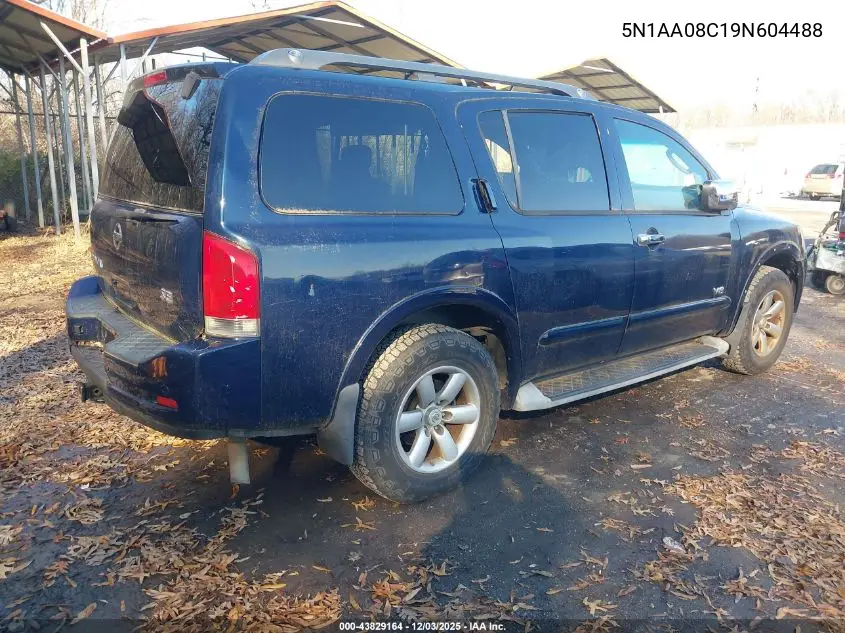 5N1AA08C19N604488 2009 Nissan Armada Se