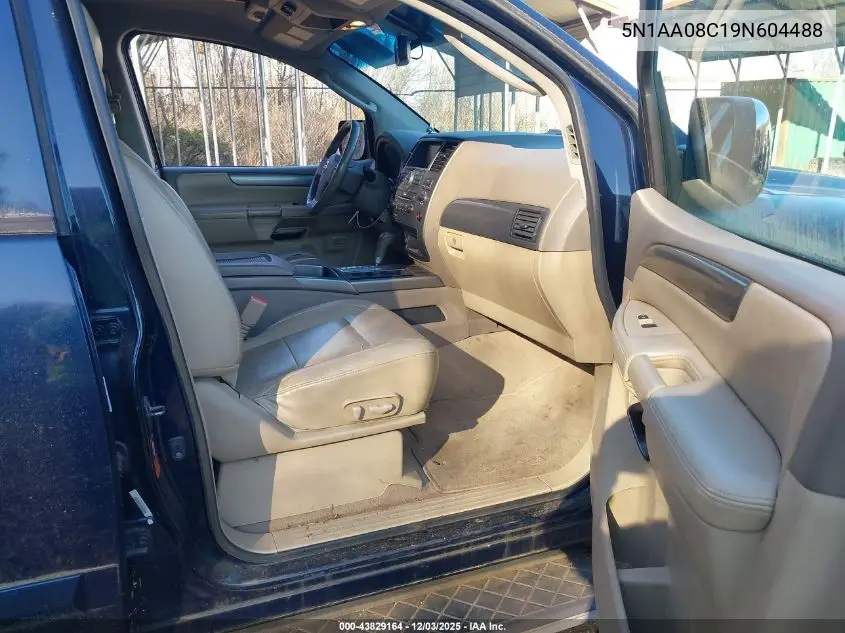 5N1AA08C19N604488 2009 Nissan Armada Se