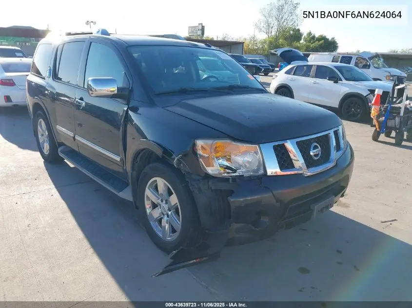 5N1BA0NF6AN624064 2010 Nissan Armada Platinum