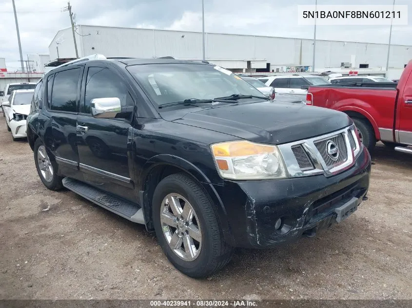 5N1BA0NF8BN601211 2011 Nissan Armada Platinum