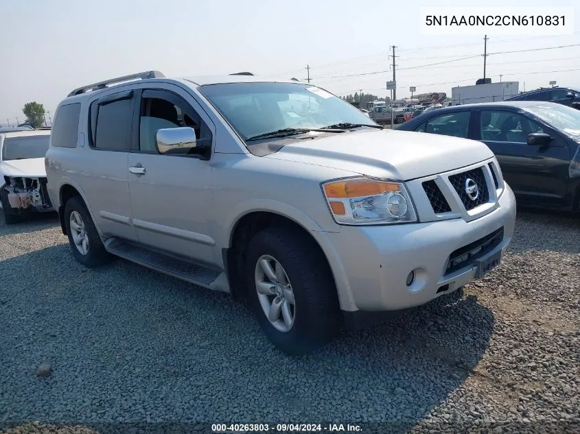 5N1AA0NC2CN610831 2012 Nissan Armada Sv