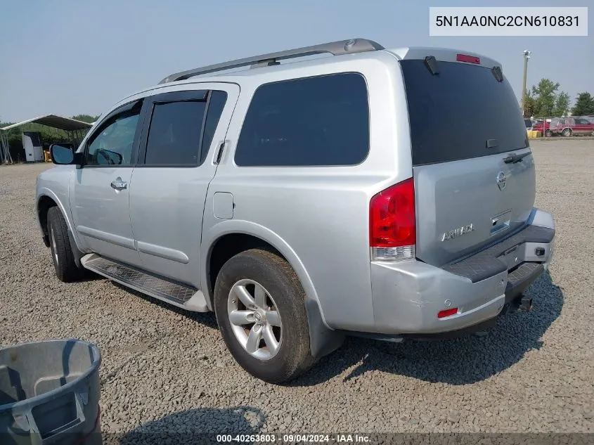 5N1AA0NC2CN610831 2012 Nissan Armada Sv