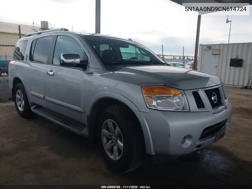 5N1AA0ND9CN614724 2012 Nissan Armada Sv
