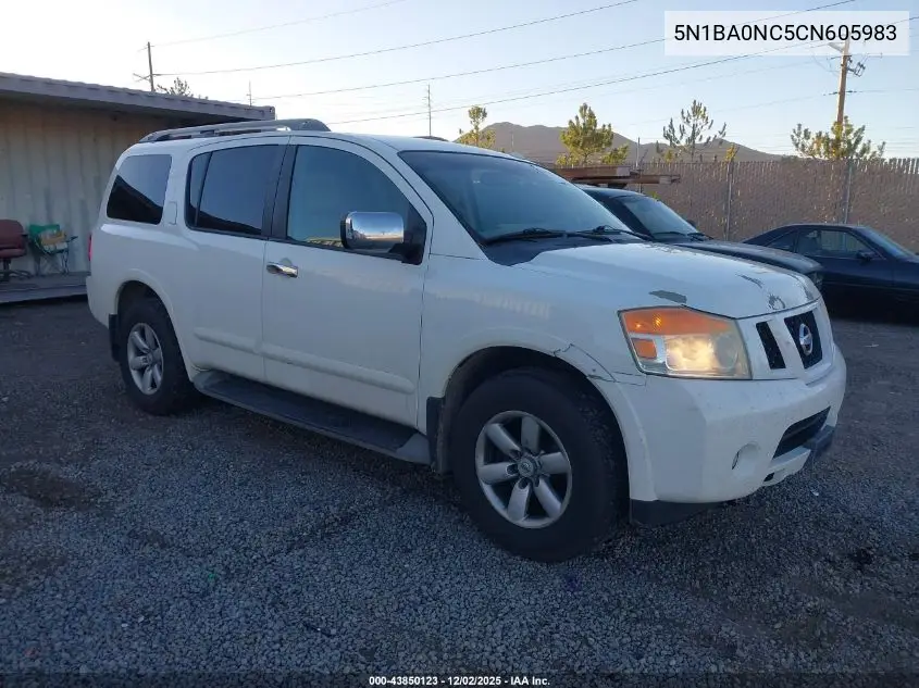 5N1BA0NC5CN605983 2012 Nissan Armada Sv