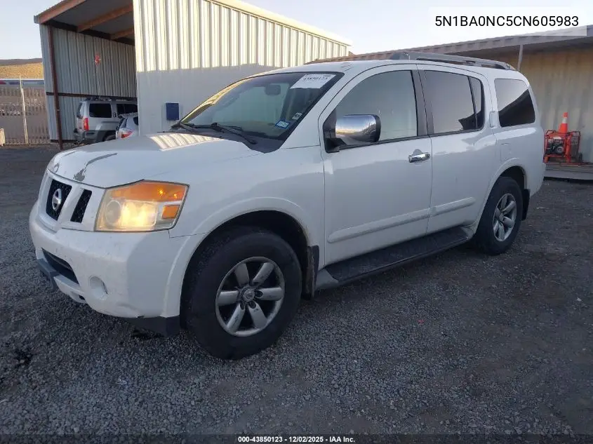 5N1BA0NC5CN605983 2012 Nissan Armada Sv