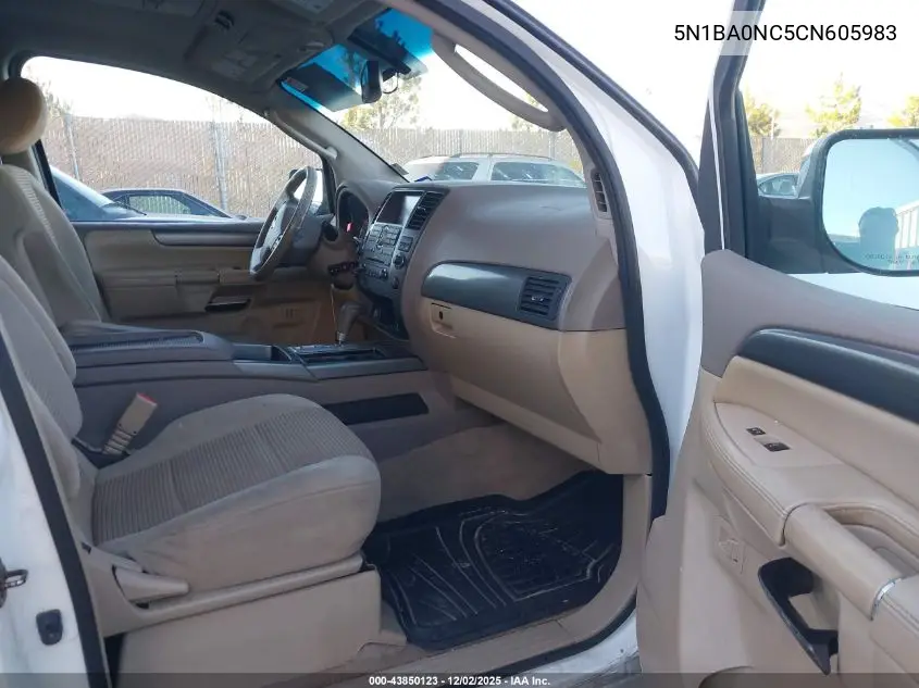 5N1BA0NC5CN605983 2012 Nissan Armada Sv