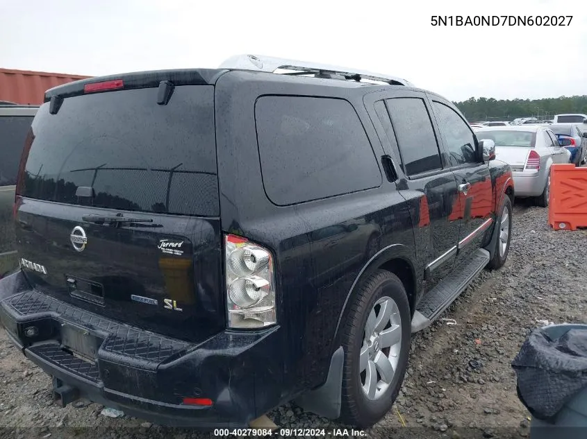 5N1BA0ND7DN602027 2013 Nissan Armada Sl