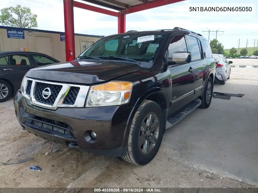 2013 Nissan Armada Platinum VIN: 5N1BA0ND6DN605050 Lot: 40359205