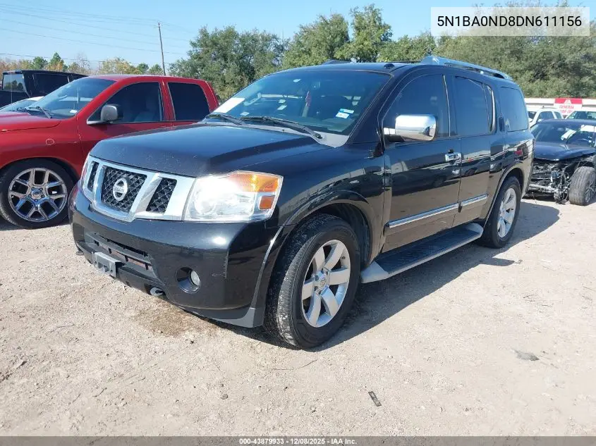 5N1BA0ND8DN611156 2013 Nissan Armada Sl