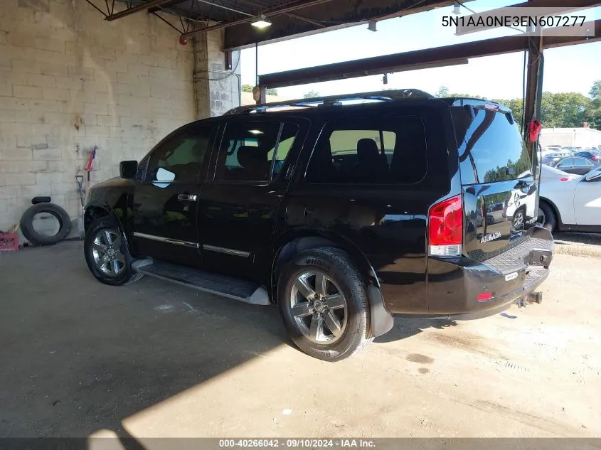 2014 Nissan Armada Platinum VIN: 5N1AA0NE3EN607277 Lot: 40266042