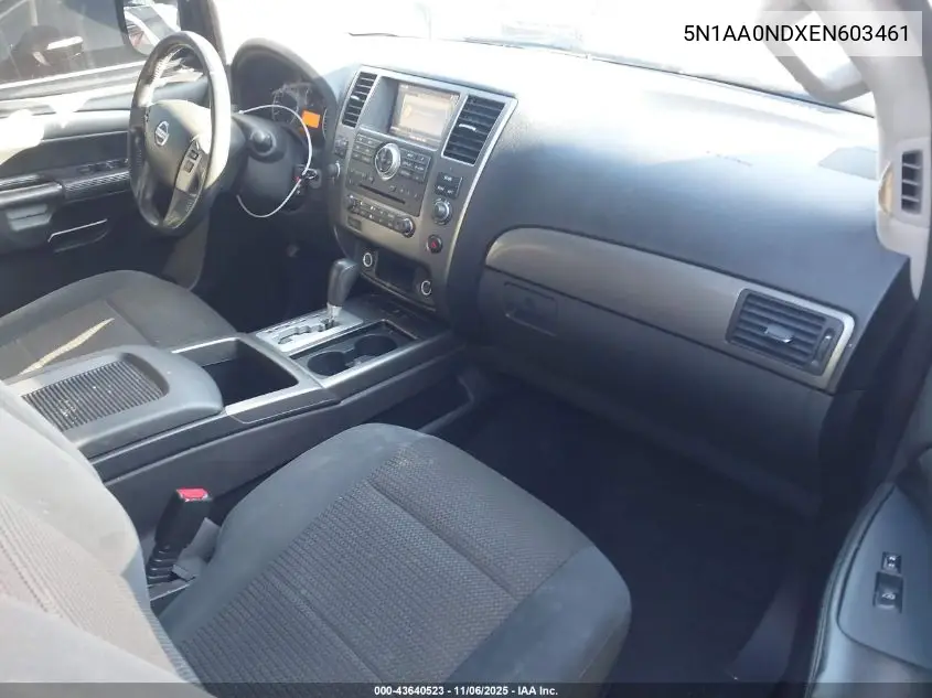 5N1AA0NDXEN603461 2014 Nissan Armada Sv