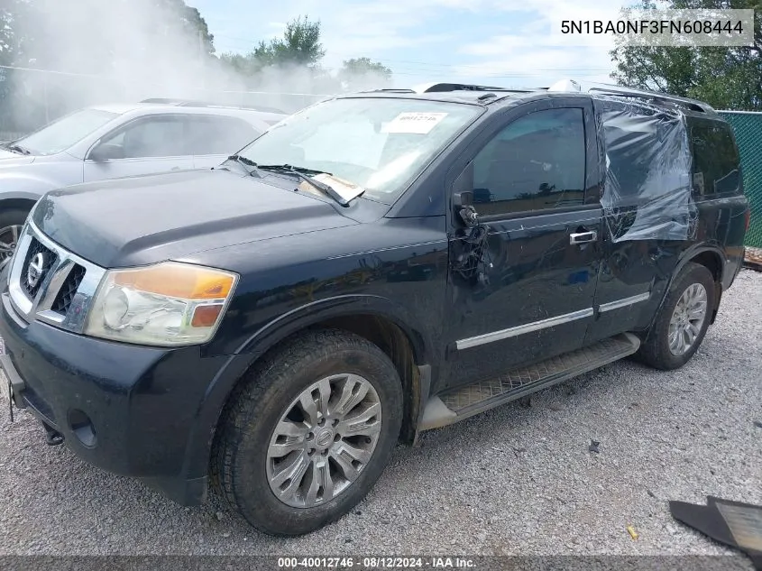 5N1BA0NF3FN608444 2015 Nissan Armada Platinum