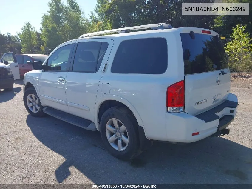 5N1BA0ND4FN603249 2015 Nissan Armada Sv