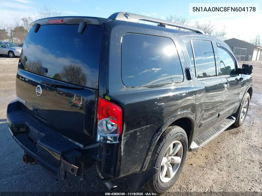 5N1AA0NC8FN604178 2015 Nissan Armada Platinum/Sl/Sv