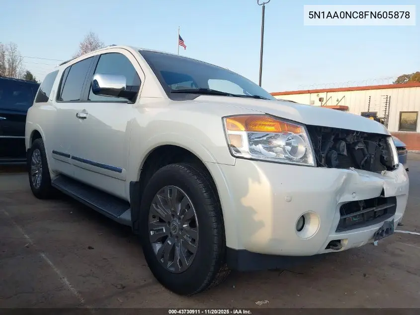5N1AA0NC8FN605878 2015 Nissan Armada Platinum