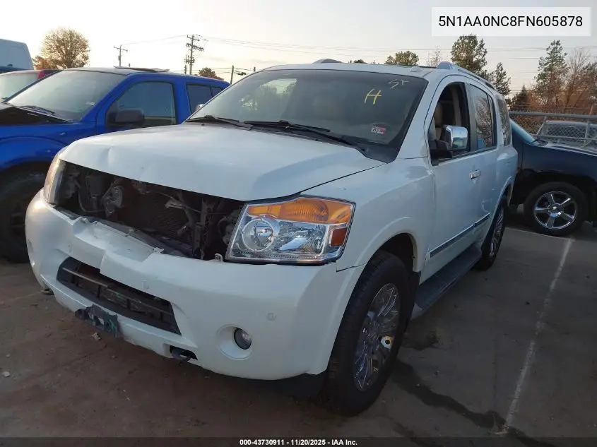 5N1AA0NC8FN605878 2015 Nissan Armada Platinum