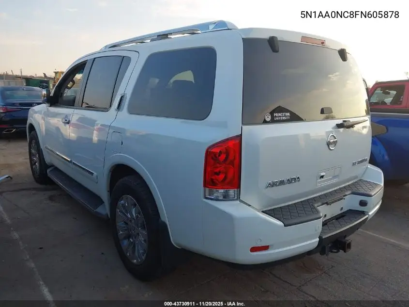 5N1AA0NC8FN605878 2015 Nissan Armada Platinum