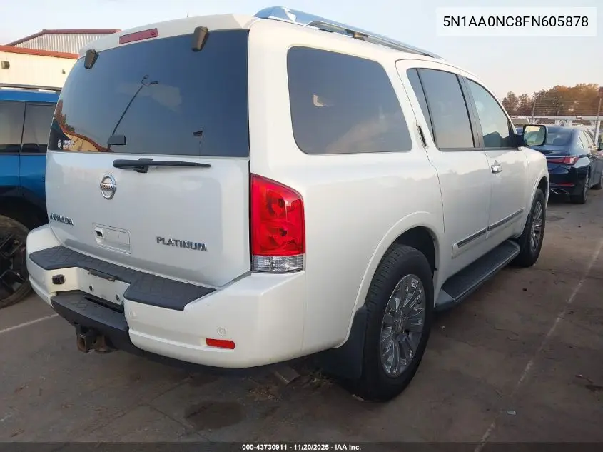 5N1AA0NC8FN605878 2015 Nissan Armada Platinum